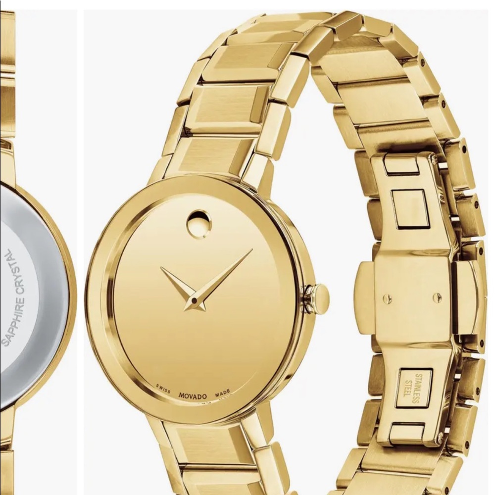 Womens Gold Movado Brand New Watch